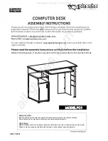 Piranha Elver PC1 Assembly Instructions Manual предпросмотр