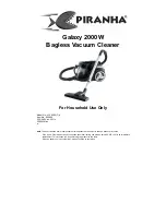 Preview for 1 page of Piranha Galaxy 2000W Manual