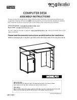 Piranha PC1 Assembly Instruction Manual предпросмотр