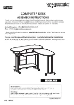 Предварительный просмотр 1 страницы Piranha PC3 Assembly Instructions Manual