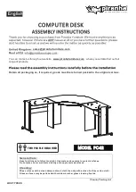 Piranha PC42 Assembly Instructions Manual предпросмотр