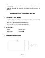 Предварительный просмотр 6 страницы Piranha Sky YLC6206-200 Owner'S Manual