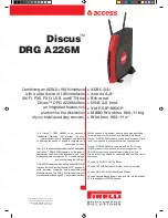 Pirelli Discus DRG A226M Specification Sheet preview