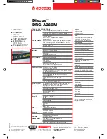 Предварительный просмотр 2 страницы Pirelli Discus DRG A226M Specification Sheet