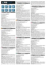 Preview for 1 page of PIRLIGHT GML-100 Instruction Manual