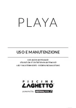 Piscine Laghetto PLAYA 1 Use And Maintenance preview