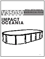 Piscine Solide IMPACT OCEANIA Installation Manual preview