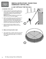 Preview for 40 page of Piscine Solide V35046 Installation Manual