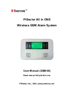 Pisector GSM-06 User Manual preview