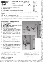 Preview for 1 page of Pisla BK-109 Series Instruction Manual