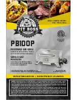 Pit Boss 75284 Instructions And User Manual предпросмотр