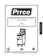 Предварительный просмотр 29 страницы Pitco 35C+ Installation, Operation And Maintenance Manual