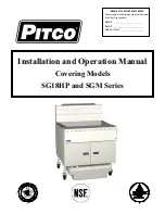 Pitco L20-281 Installation And Operation Manual предпросмотр