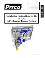 Preview for 1 page of Pitco L80-029 Installation Instructions Manual