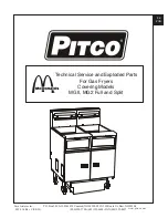 Pitco MG2 Full Technical Service And Exploded Parts предпросмотр