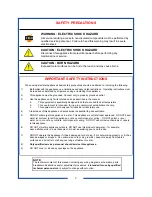 Preview for 2 page of Pitco PCC14 Owner'S/Operator'S Manual