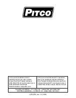 Предварительный просмотр 28 страницы Pitco PG14D Installation And Operation Manual