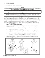 Предварительный просмотр 8 страницы Pitco SELV14 Installation & Operation Manual