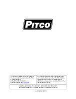 Предварительный просмотр 16 страницы Pitco SG18-2WKS-FD Installation And Operation Manual