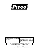 Preview for 12 page of Pitco Solstice I12 60126801 Operation Manual