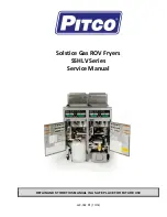 Pitco SSHLV Series Service Manual предпросмотр