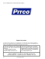 Предварительный просмотр 26 страницы Pitco VF35 Installation And Operation Manual