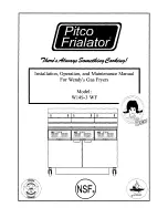 Pitco W14S-S WF Installation, Operation And Maintenance Manual предпросмотр