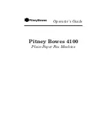 Preview for 2 page of Pitney Bowes 4100 Operator'S Manual