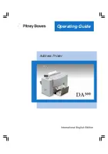 Pitney Bowes AddressRight DA300 Operating Manual preview