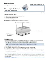 Pitney Bowes ADDRESSRIGHT DA400 Installation Instructions Manual preview