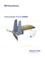 Предварительный просмотр 1 страницы Pitney Bowes ADDRESSRIGHT DA950 Operator'S Manual