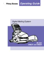 Preview for 1 page of Pitney Bowes DM225 Operating Manual