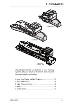 Предварительный просмотр 11 страницы Pitney Bowes dm300m series Operator'S Manual