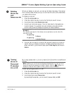 Preview for 123 page of Pitney Bowes DM800 Series Operator'S Manual