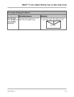 Preview for 165 page of Pitney Bowes DM800 Series Operator'S Manual