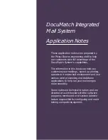 Preview for 7 page of Pitney Bowes DocuMatch Application Notes