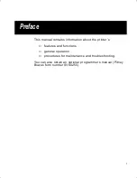 Preview for 3 page of Pitney Bowes J640 Operator'S Handbook Manual