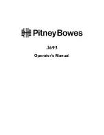 Pitney Bowes J693 Operator'S Manual preview