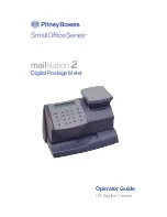 Предварительный просмотр 1 страницы Pitney Bowes MAILSTATION 2 Operator'S Manual