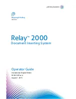 Pitney Bowes relay 2000 Operator'S Manual preview