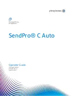 Preview for 1 page of Pitney Bowes SendPro C Auto Operator'S Manual