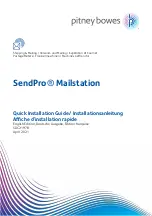 Pitney Bowes SendPro Mailstation Quick Installation Manual preview