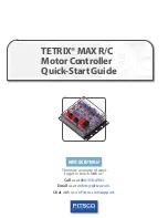 Предварительный просмотр 8 страницы Pitsco Education TETRIX MAX R/C Motor Controller Quick Start Manual