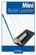 Preview for 1 page of pitsco Mini Rocket Launcher User Manual