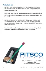 Preview for 4 page of pitsco Mini Rocket Launcher User Manual