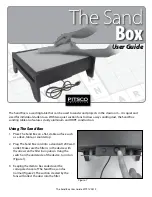 pitsco The Sand Box User Manual preview