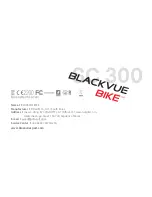 Предварительный просмотр 40 страницы Pittasoft BLACKVUE BIKE SC300 Manual