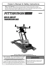 Pittsburgh Automotive 60234 Owner'S Manual & Safety Instructions preview