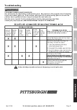 Предварительный просмотр 11 страницы Pittsburgh Automotive 61382 Owner'S Manual & Safety Instructions