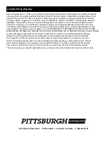 Предварительный просмотр 12 страницы Pittsburgh Automotive 62325 Owner'S Manual & Safety Instructions